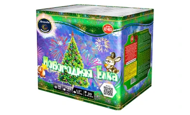 Батарея салютов Новогодняя ёлка
