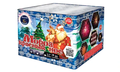 Батарея салютов Мороз Красный Нос